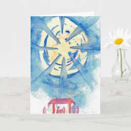 Cartão de Natal Natividade Star