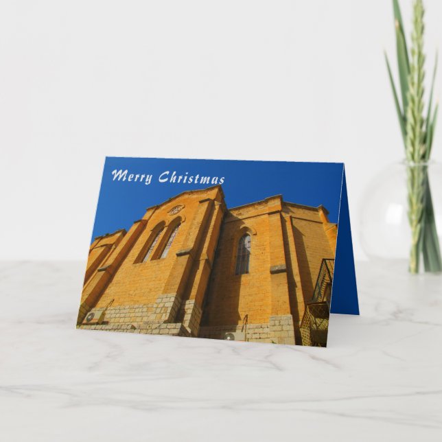 Cartão de Natal Nazaré da Igreja Cristo Anglicana (Frente)