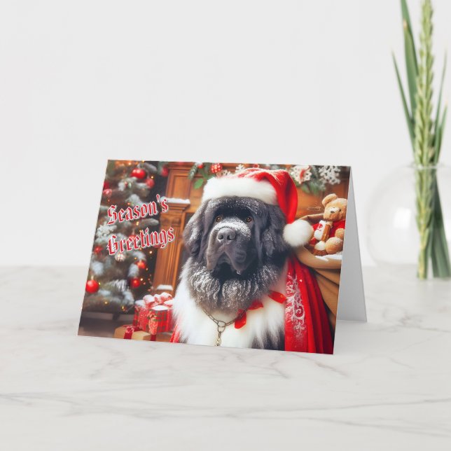 Cartão de Natal Nicholas, Rua da Terra Nova (Frente)