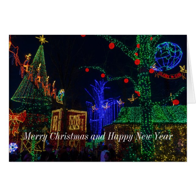 Cartão de Natal No Centro (Frente horizontal)