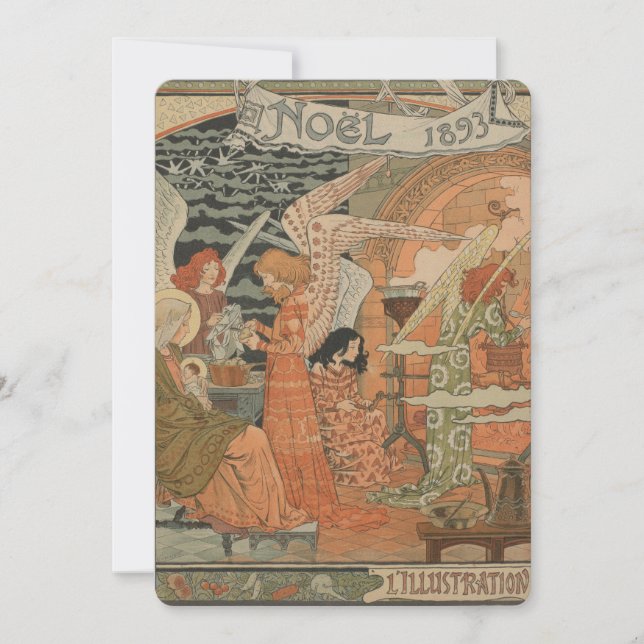 Cartão de Natal Noel 1893 (Frente)