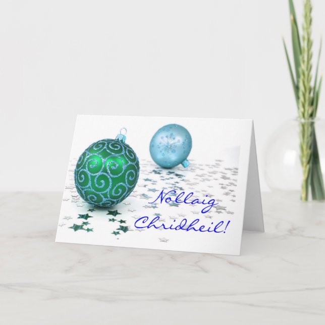 Cartão de Natal Nollaig Chridheil II (Frente)