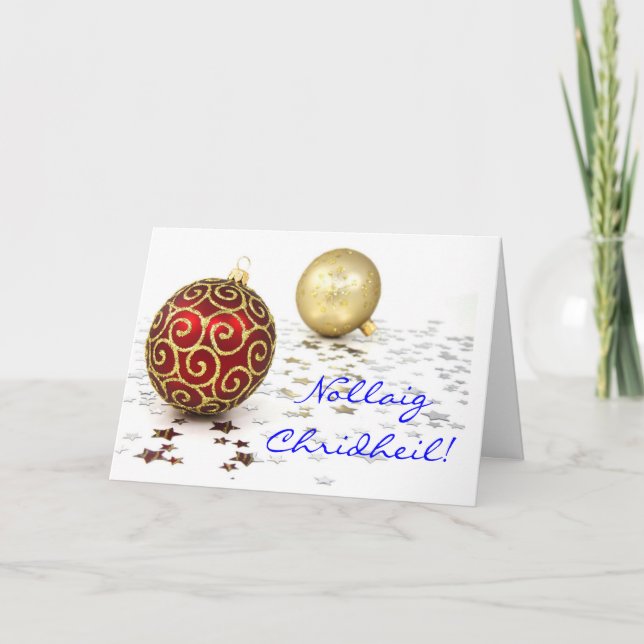 Cartão de Natal Nollaig Chridheil II (Frente)