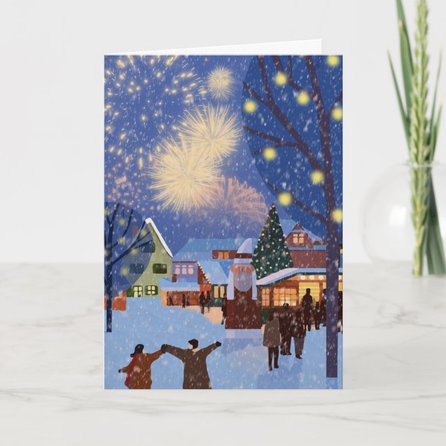 CARTÃO DE NATAL NOSTÁLGICOS NATAIS PASSADOS (Frente)