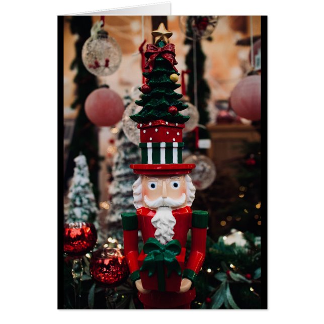 Cartão de Natal Nutcracker (Frente)