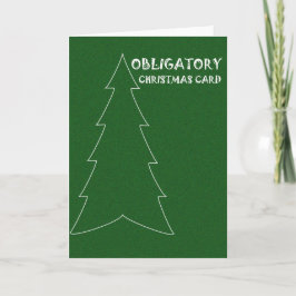 Cartão de Natal Obrigatório