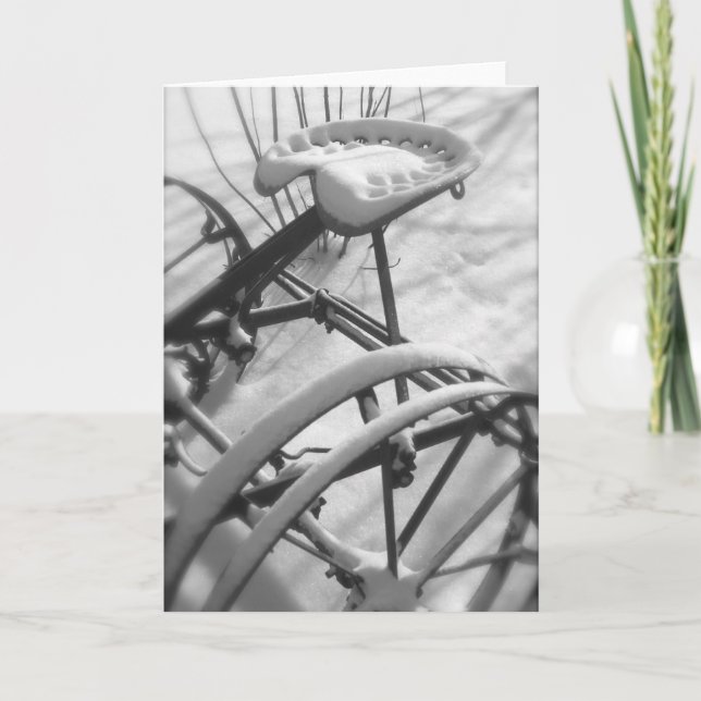 Cartão de Natal ou Cartão de Nota do Trator-Sede (Frente)