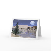 Cartão de Natal ou Solstício - "Bênçãos Solstício"