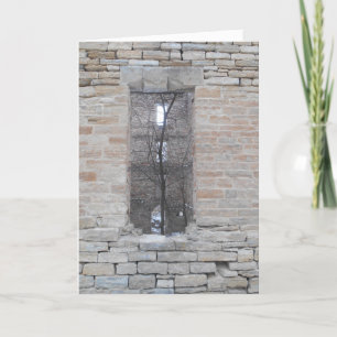 Cartão de Natal "Oxford Mill Windows"