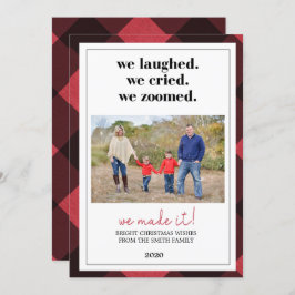 Cartão de Natal Pandêmico, Cartão de Natal Zoom