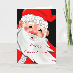 Cartão de Natal Papai Noel - Seu Texto - Cores