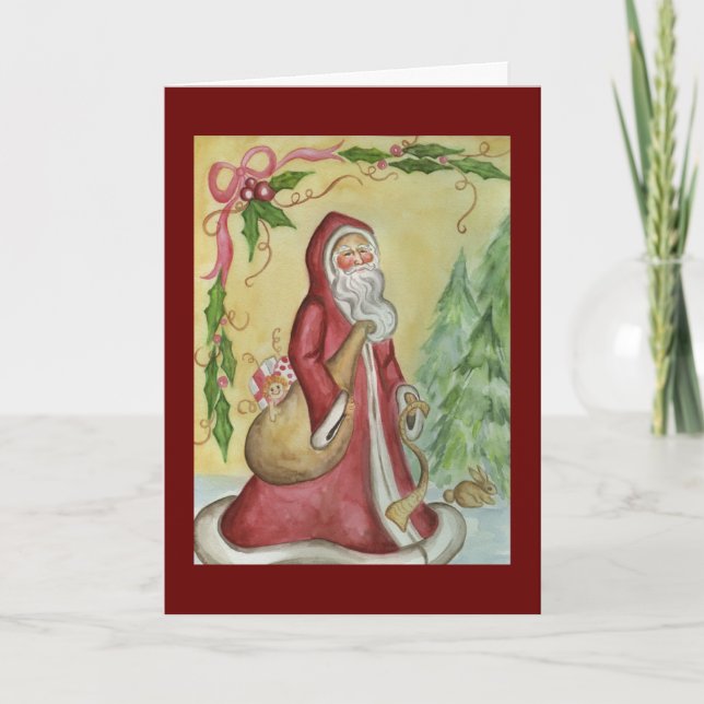 Cartão de Natal Papais noeis de Natal (Frente)