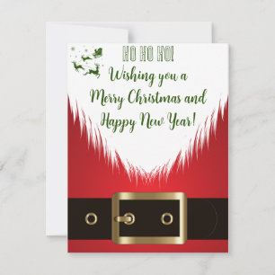 Cartão de Natal "Papais noeis Festivos"