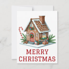 Cartão de Natal para a Casa Gingercake