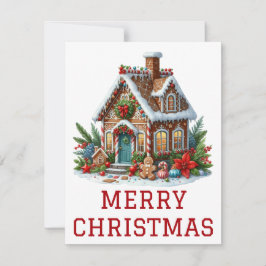 Cartão de Natal para a Casa Gingercake