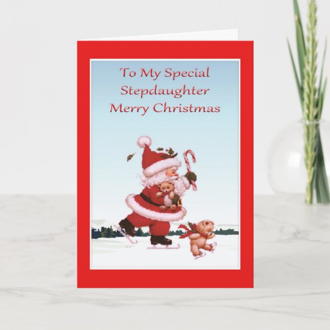 Cartão de Natal para a enteada (Frente)