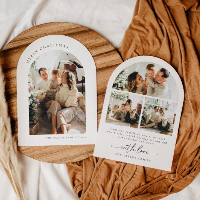 Cartão de Natal para a Família de Fotos do Script  (Criador carregado)