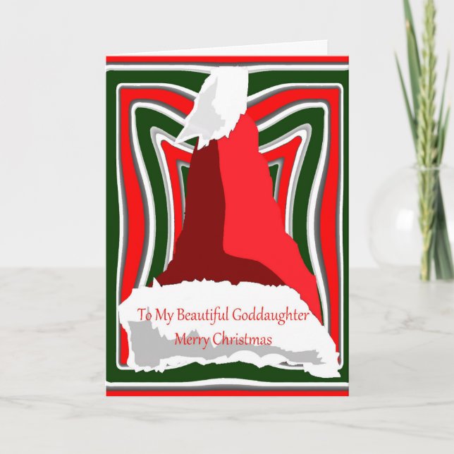 Cartão De Natal Para A Filha De Deus (Frente)