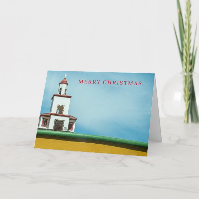 Cartão de Natal para a igreja (Frente)