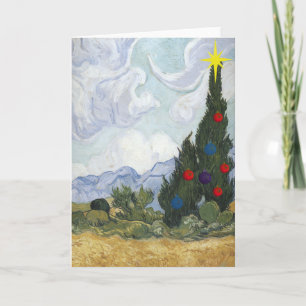 Cartão de Natal para Artistas de Van Gogh