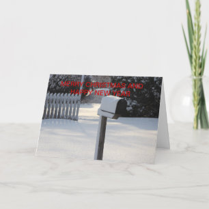 Cartão de Natal para Caixa de Correio de Natal