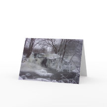 Cartão de Natal para Carga em Água Majestosa