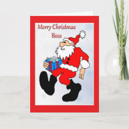 Cartão De Natal Para Chefe