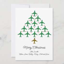 Cartão de Natal para cima e para fora