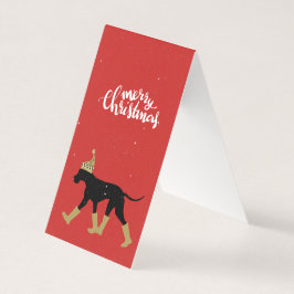 Cartão de Natal para Dogue Alemão