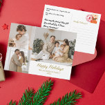 Cartão de Natal para Férias Felizes Elegantes<br><div class="desc">Cartão de Natal para Férias Felizes Elegantes</div>