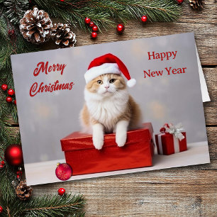 Cartão de Natal para Ginger Santa Claus