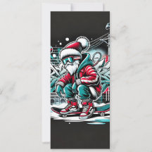 Cartão de Natal para Grafites Gangster legal