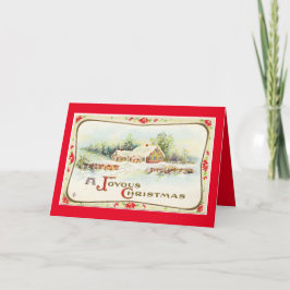 Cartão de Natal para Mamãe e Papai