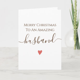 Cartão de Natal para Marido
