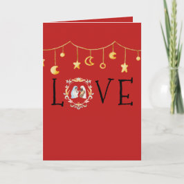 Cartão de Natal para Natividade Americano Africano