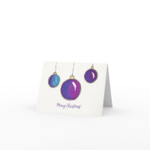 Cartão de Natal para Ornações de Água