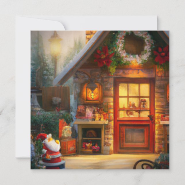 Cartão de Natal para os papais noeis (Frente)