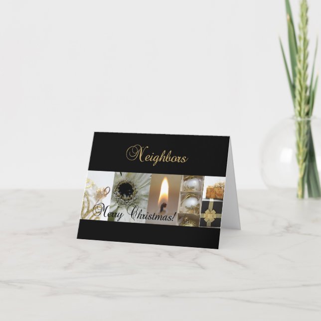 Cartão de Natal para os vizinhos (Frente)