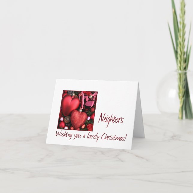 Cartão de Natal para os vizinhos (Frente)