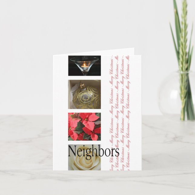 Cartão de Natal para os vizinhos (Frente)