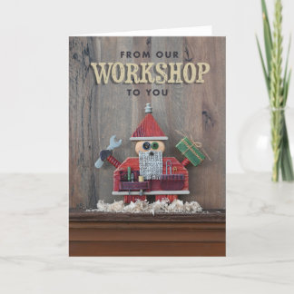 Cartão de Natal para Papais noeis