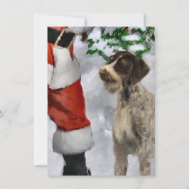 Cartão de Natal para Papais noeis de Ponteiro com 