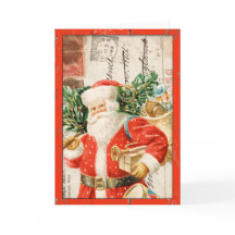 Cartão de Natal para Papais noeis Vintage