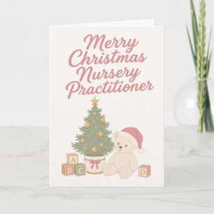 Cartão de Natal para Profissionais de Creche