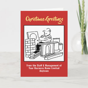 Cartão de Natal para reciclagens ou Materiais Recu