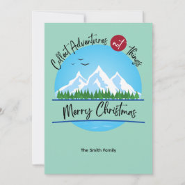 Cartão de Natal para Recolher Aventuras