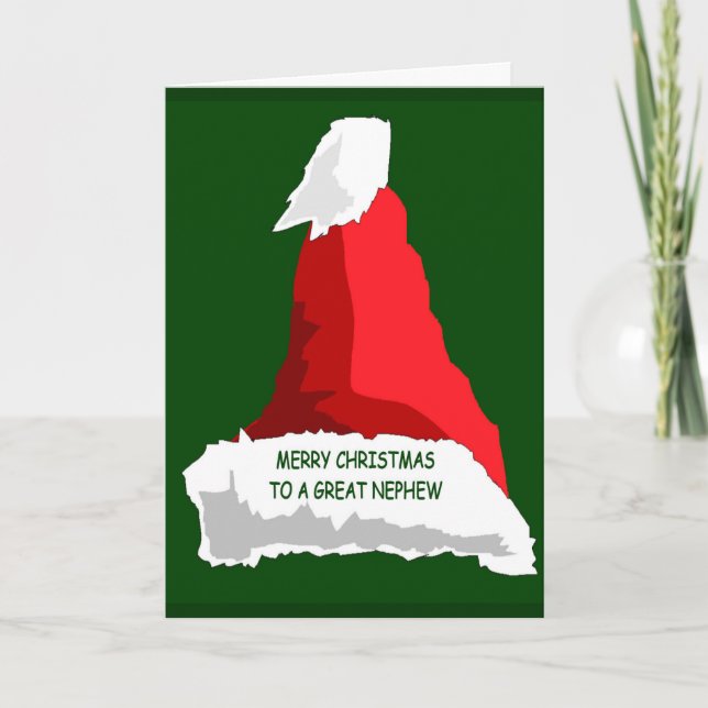 Cartão De Natal Para Sobrinho (Frente)