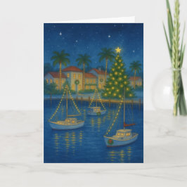 Cartão de Natal para Trópicos Costeiros