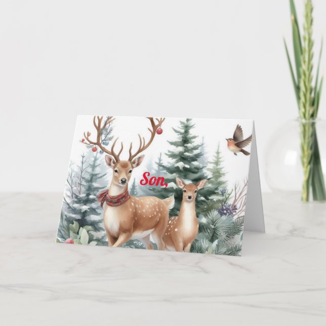 CARTÃO DE NATAL PARA UM FILHO DESERVADOR (Frente)