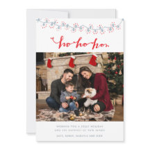 Cartão de Natal para Xadrez de Fotografias da Famí